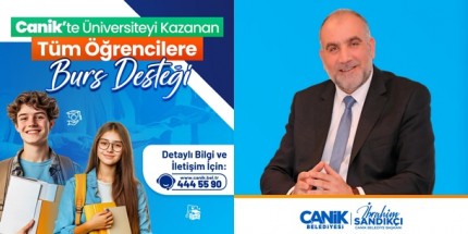 Canik Belediyesi Burs Desteği Başvurularında Son Gün 30 Eylül